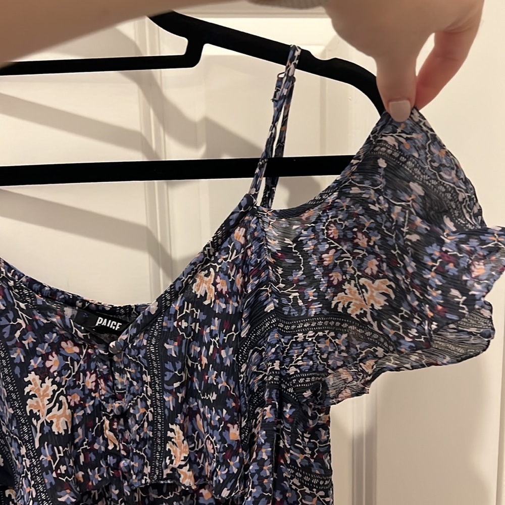 PAIGE henna cold shoulder blouse - Picture 5 of 7